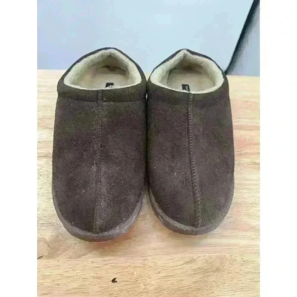 Banana Republic Slip-On Slippers Chocolate Brown Size M (9-10) Comfortable Shoes - Picture 1 of 9